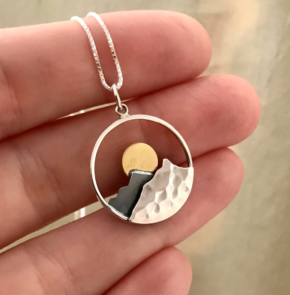 Sunset Mountain Necklace