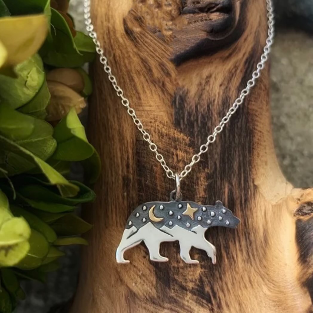 Cosmic Bear Necklace