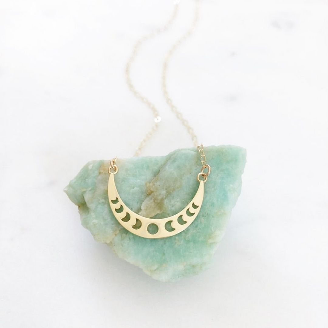 Moon Phase Necklace - ASPENS JEWELERS