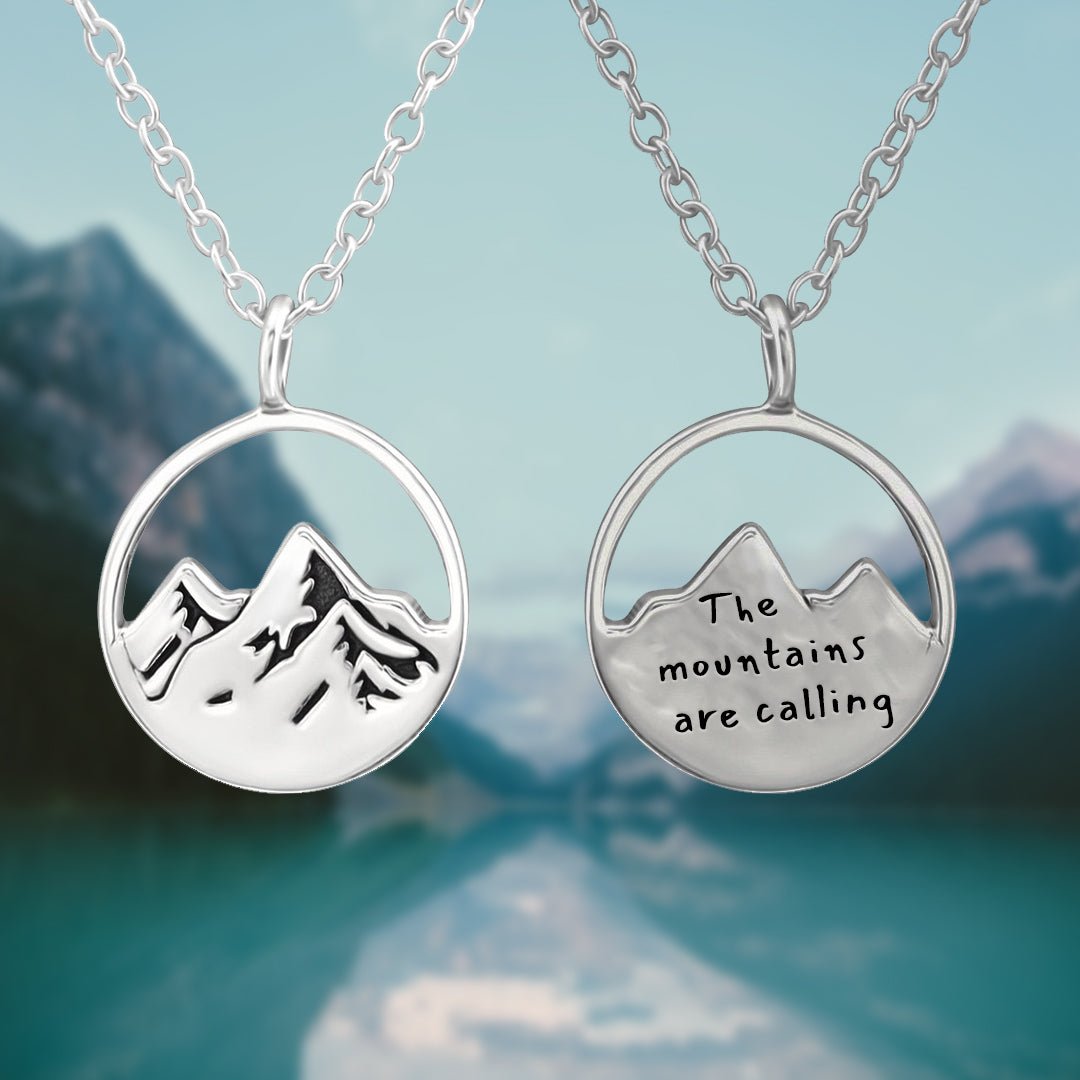 The Mountains Are Calling Necklace - ASPENS JEWELERS