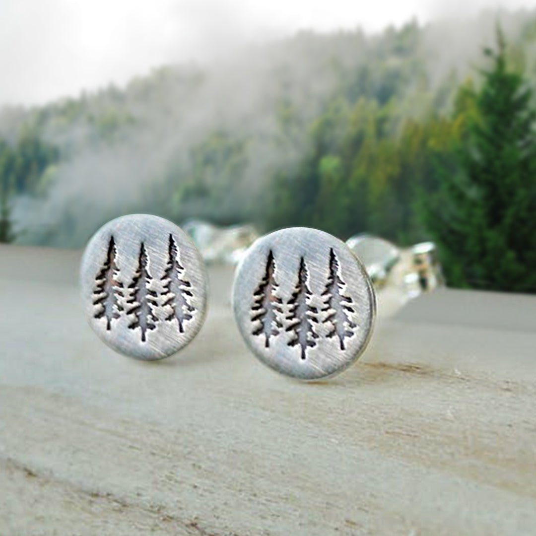 Three Tree Earrings - ASPENS JEWELERS