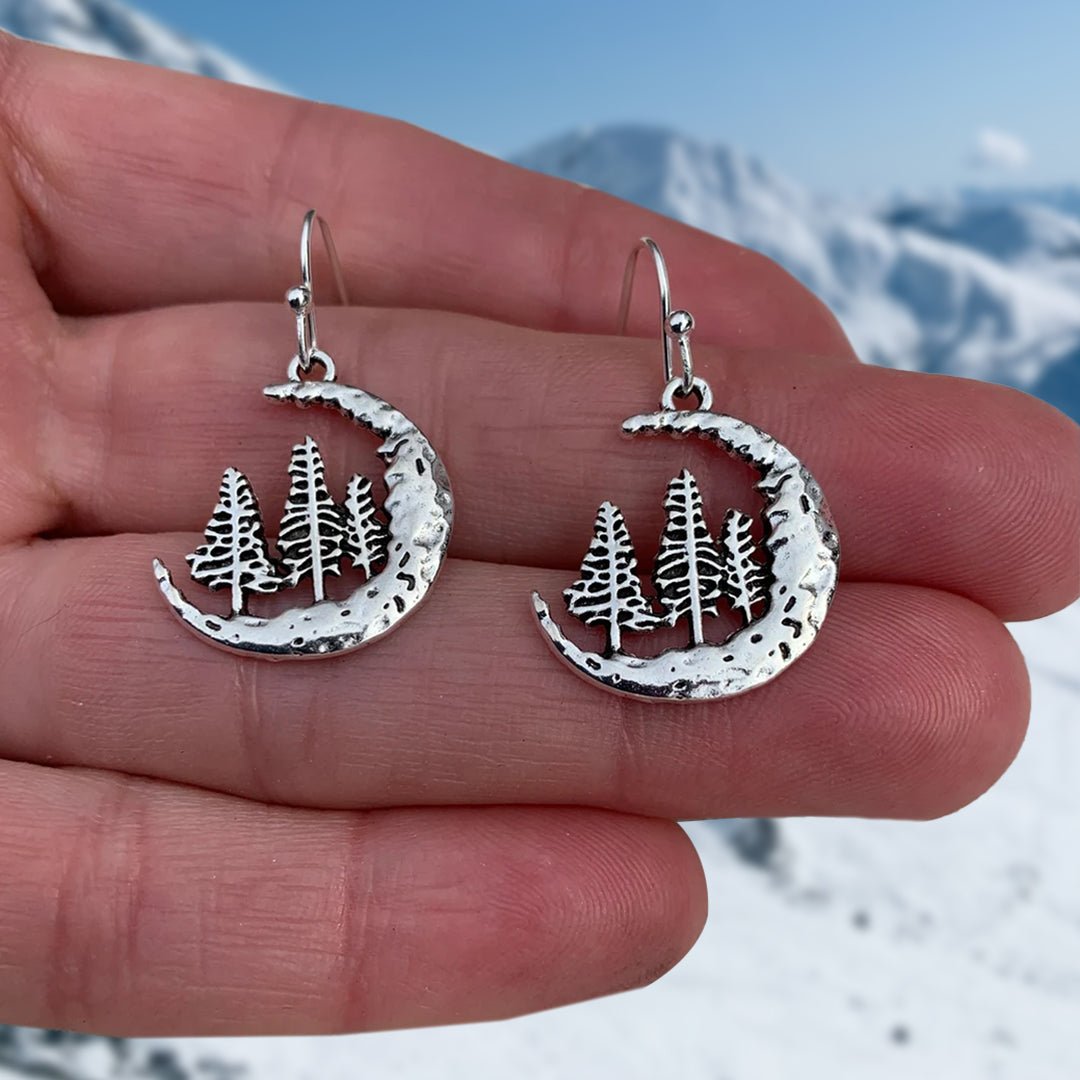 Tree Moon Earrings - ASPENS JEWELERS